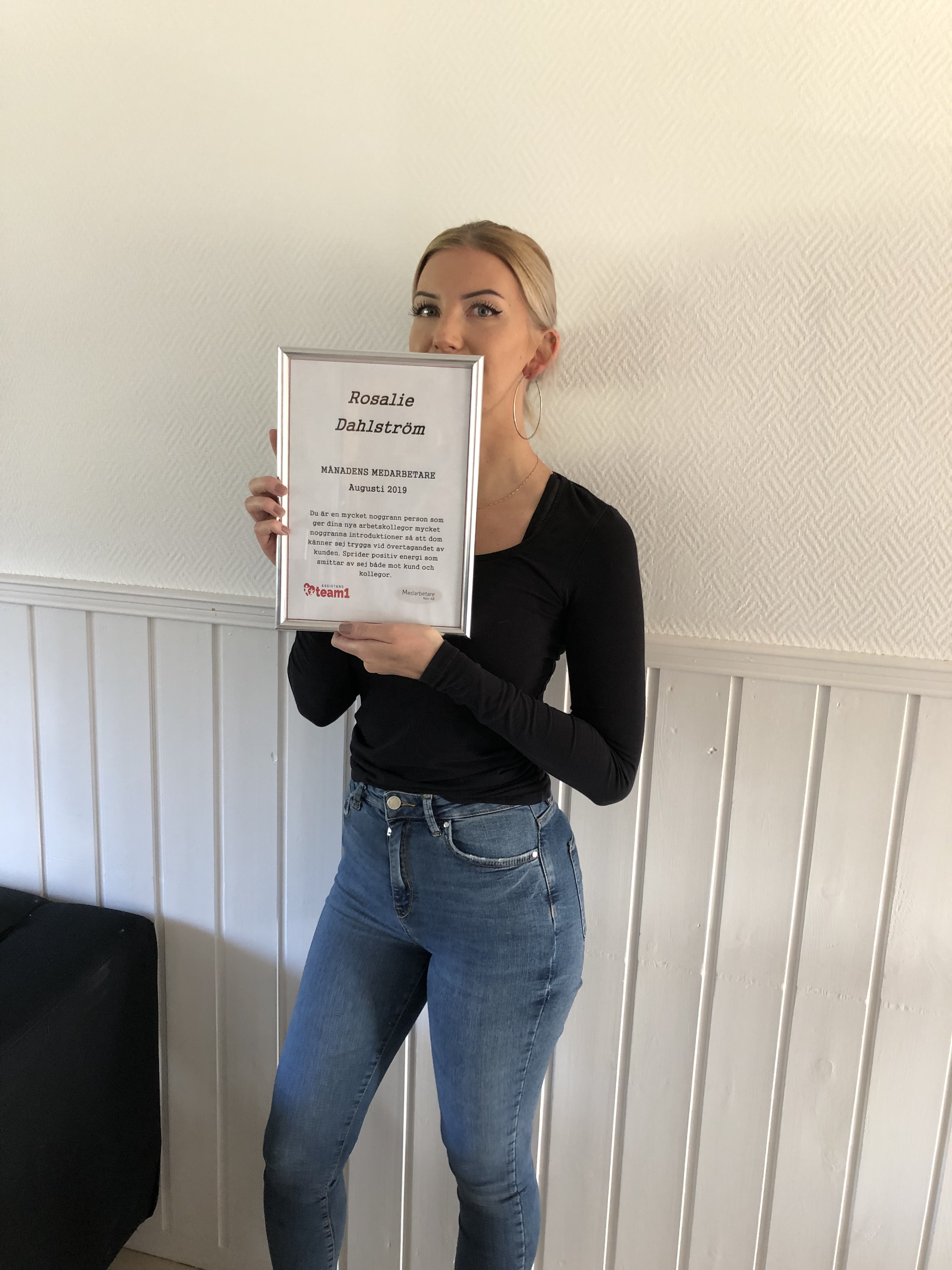 Månadens medarbetare Augusti 2019