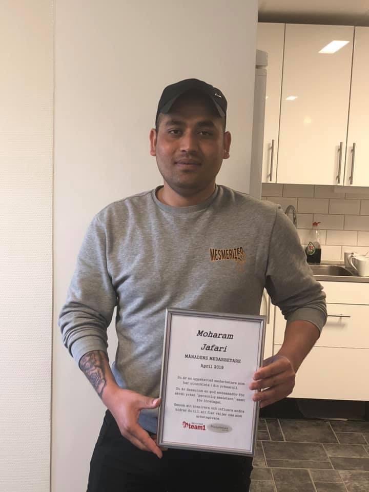 Månadens Medarbetare April 2019